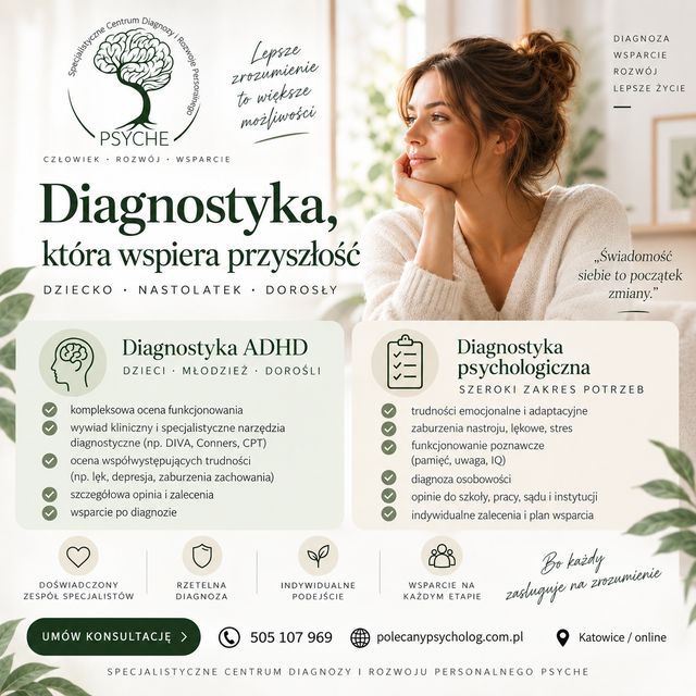 Powiększ obraz: Specjalistyczne Centrum Diagnozy i Samorozwoju "PSYCHE"