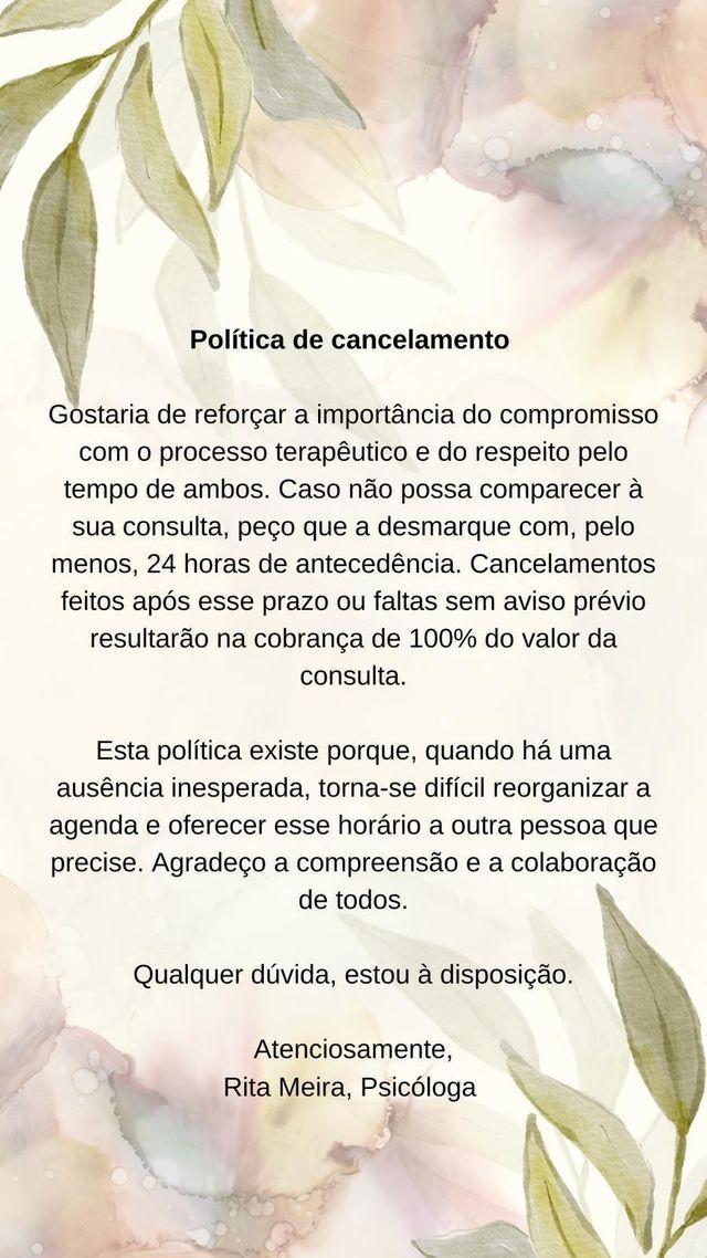 Ampliar imagem: Rita Meira, Psicologia - Consulta Online