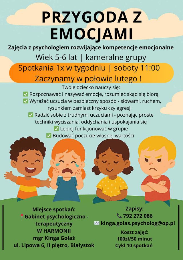 Powiększ obraz: Gabinet psychologiczno - terapeutyczny W HARMONII mgr Kinga Gołaś