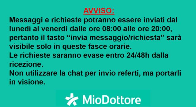 Ingrandire l'immagine: AGENDA PAZIENTI DOTT.SSA LIVIA GAIS MMG