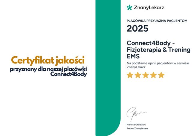 Powiększ obraz: Connect4Body - Fizjoterapia & Trening EMS