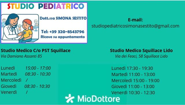 Ingrandire l'immagine: Studio Pediatrico Dott.ssa Simona Sestito