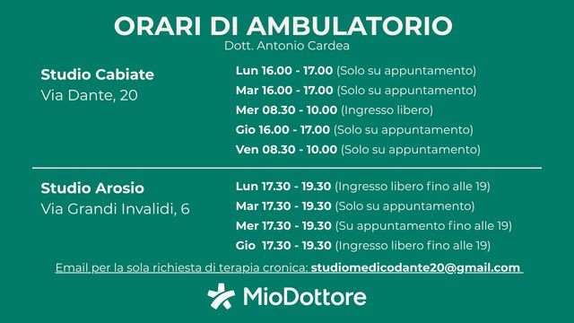 Ingrandire l'immagine: STUDIO DR. A. CARDEA - AROSIO