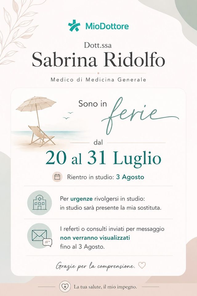 Ingrandire l'immagine: Studio Medico Dr.ssa Sabrina Ridolfo