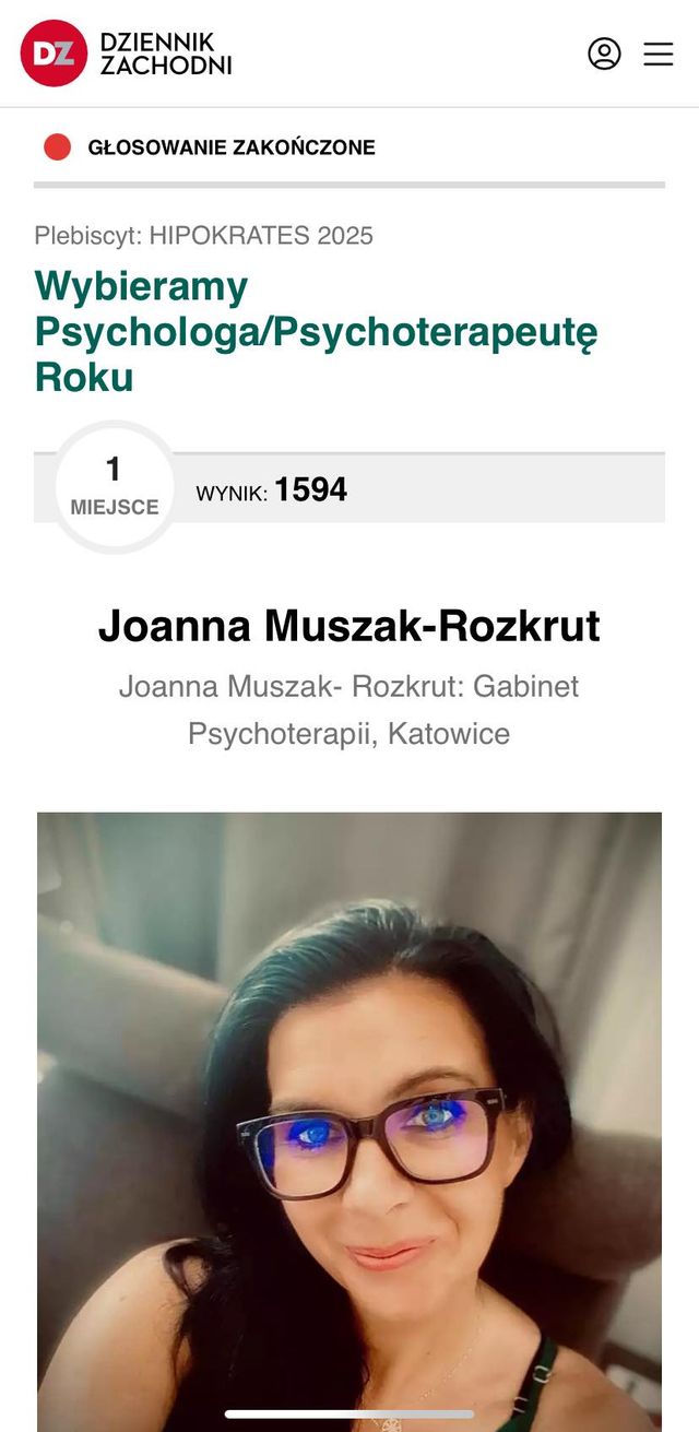 Powiększ obraz: Gabinet Psychologiczny Joanna Muszak-Rozkrut