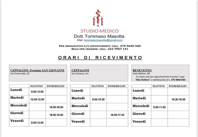 Ingrandire l'immagine: Studio di Medicina Generale dott. Tommaso Masotta