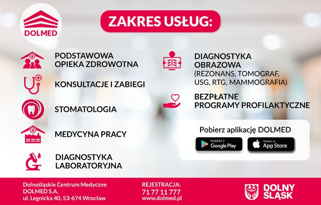 Powiększ obraz: Dolnośląskie Centrum Medyczne DOLMED S.A.