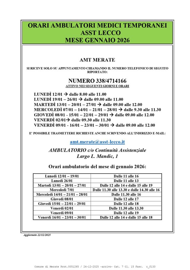 Ingrandire l'immagine: Ambulatorio Paderno d'Adda