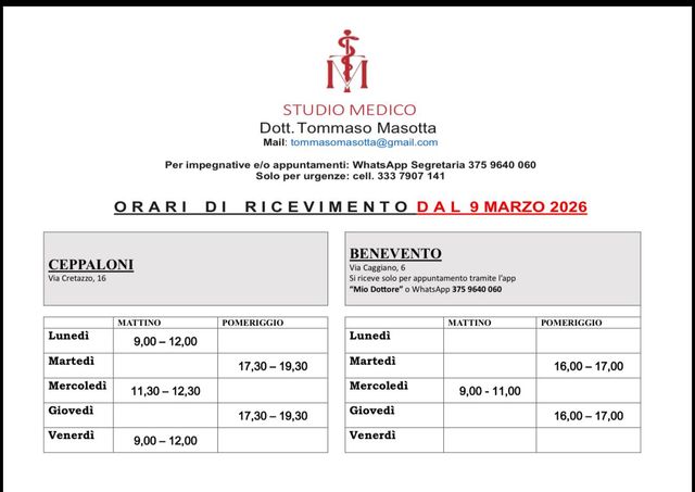 Ingrandire l'immagine: Studio di Medicina Generale dott. Tommaso Masotta