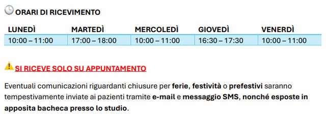 Ingrandire l'immagine: Studio Medico - Dott.ssa Greta Giacomelli