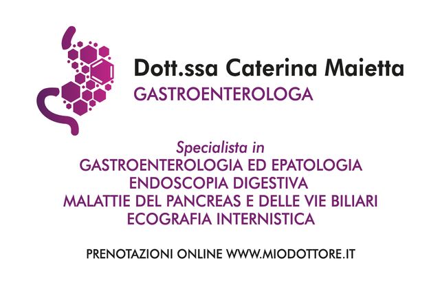 Ingrandire l'immagine: Studio medico, Dott.ssa Maietta Caterina Specialista in Gastroenterologia ed Endoscopia digestiva, Malattie di Fegato, Vie biliari e Pancreas