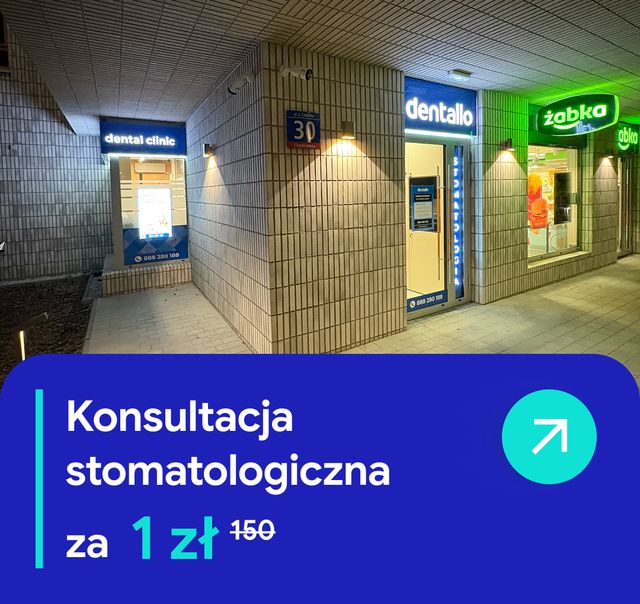 Powiększ obraz: DENTALLO STOMATOLOGIA - stomatologia zachowawcza, dziecięca, chirurgia, protetyka, implantologia, endodoncja