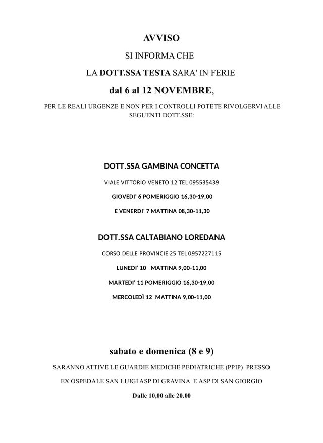 Ingrandire l'immagine: Studio Pediatrico Dott.ssa Flavia Testa