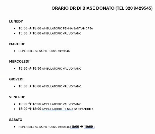 Ingrandire l'immagine: studio medico dr Donato Di Biase