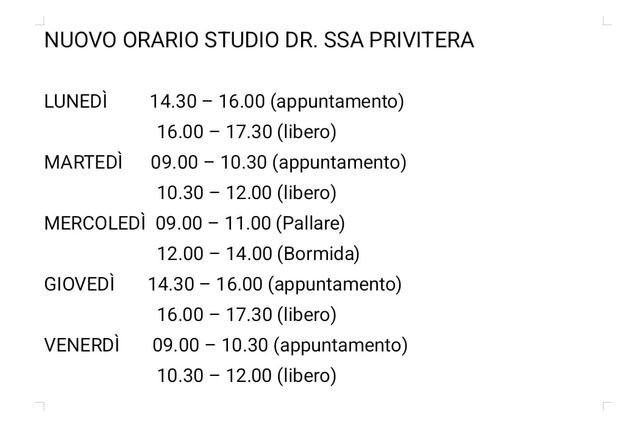 Ingrandire l'immagine: Studio Medico Dr.ssa Privitera