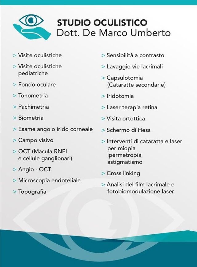 Ingrandire l'immagine: Studio oculistico DE MARCO