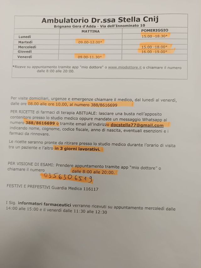 Ingrandire l'immagine: Studio Medico Dott.ssa Stella Cnij