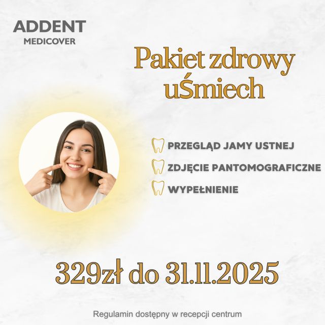 Powiększ obraz: Stomatologia ADDENT Medicover Kraków - Centrum Stomatologii Estetycznej i Ortodoncji
