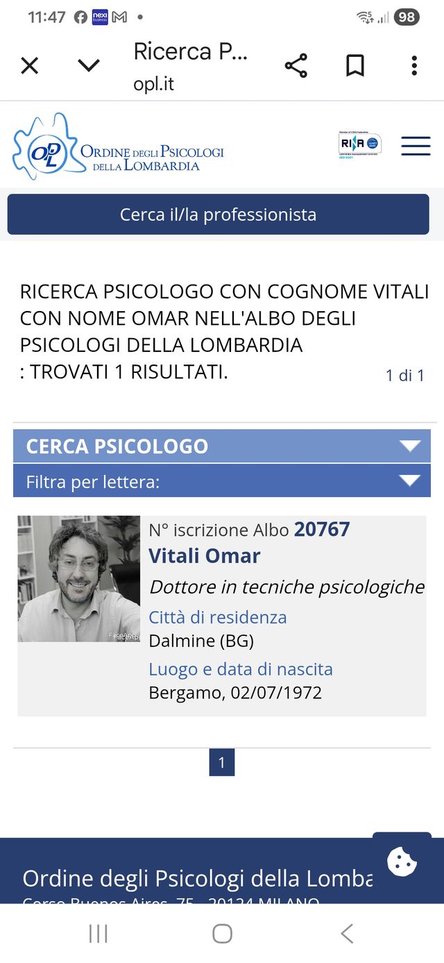 Ingrandire l'immagine: Centro Psicologia Treviolo - Dott. Omar Vitali