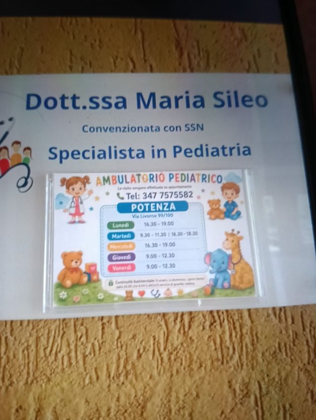 Ingrandire l'immagine: Ambulatorio Pediatrico Lagopesole Dott.ssa Sileo