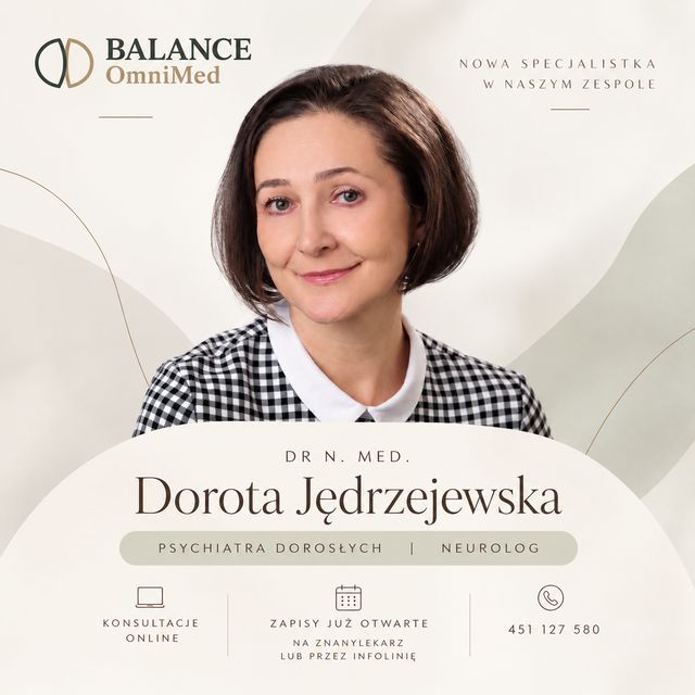 Powiększ obraz: BALANCE OmniMed Centrum Zdrowia Psychicznego i Neurorozwoju