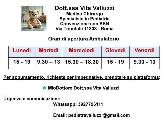 Ingrandire l'immagine: Studio Pediatrico Dott.ssa Vita Valluzzi