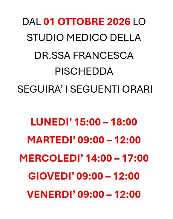 Ingrandire l'immagine: Studio Medico Medicina Generale  Dr.ssa F. Pischedda
