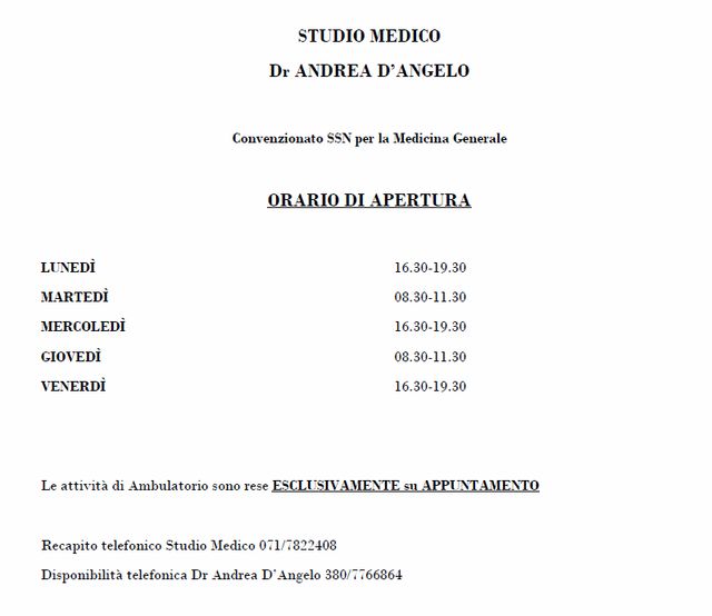 Ingrandire l'immagine: Studio Medico Dr. Andrea D’Angelo