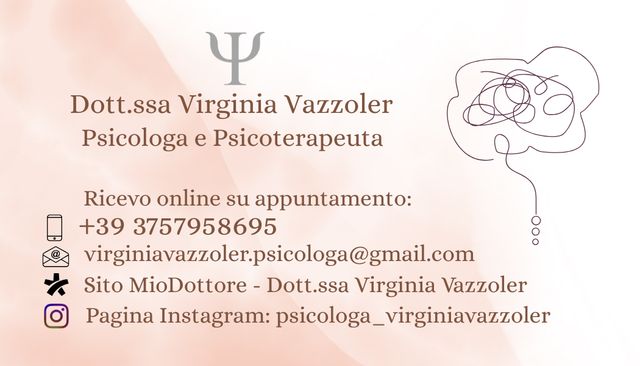 Ingrandire l'immagine: ONLINE Dott.ssa Virginia Vazzoler