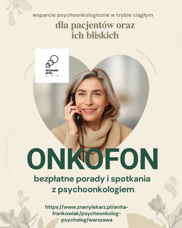 Powiększ obraz: ONKOFON (online) - gabinet  wyłącznie dla pacjentów onkologicznych i ich rodzin/bliskich (województwo warmińsko-mazurskie)