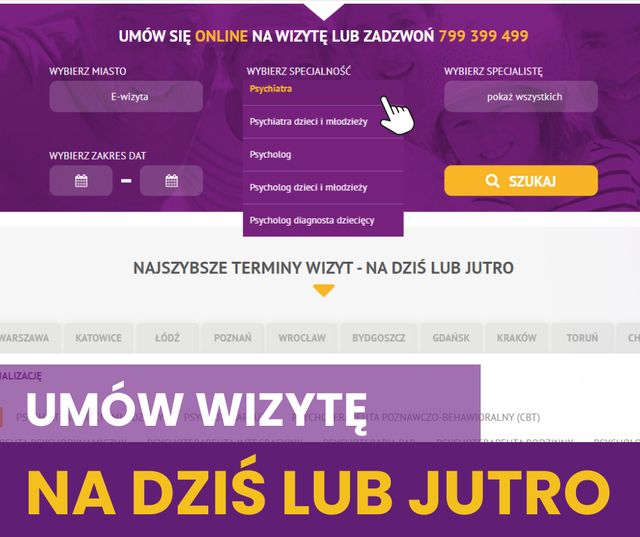 Powiększ obraz: PsychoMedic.pl Klinika Psychologiczno-Psychiatryczna Łódź (ul. Sacharowa 28)