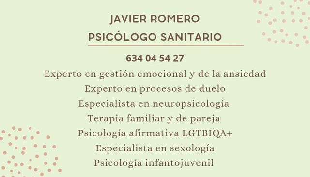 Acercar imagen: Javier Romero Psicología