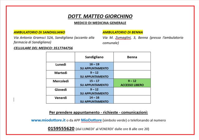 Ingrandire l'immagine: Ambulatorio Sandigliano