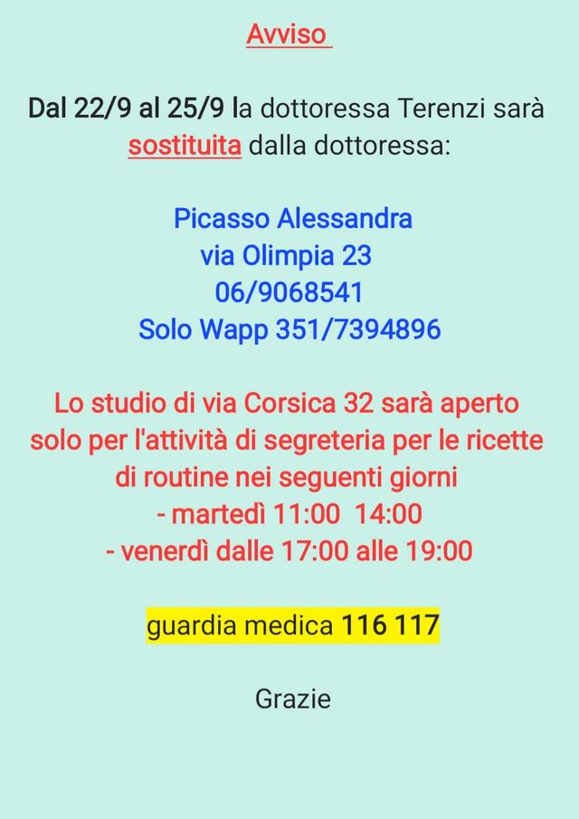 Ingrandire l'immagine: Studio medico dott.ssa Terenzi Sandra