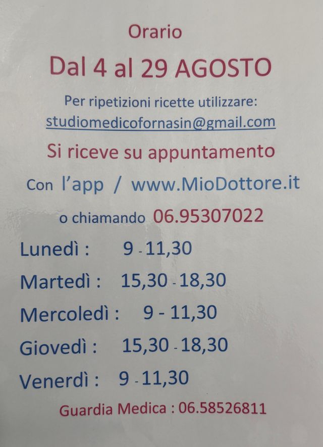 Ingrandire l'immagine: Studio Medico Fornasin