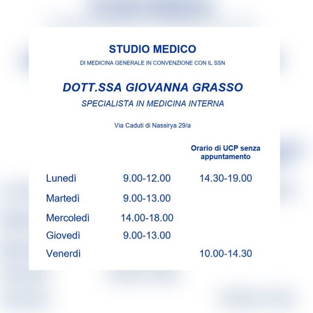 Ingrandire l'immagine: Studio Medico Dott.ssa Giovanna Grasso