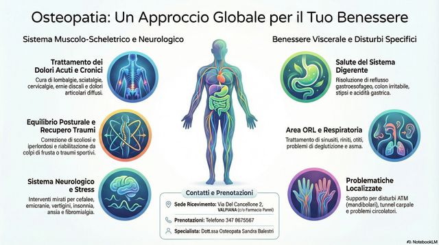 Ingrandire l'immagine: Medicina Osteopatica, Riabilitazione e Prevenzione della Dott.ssa Sandra Balestri