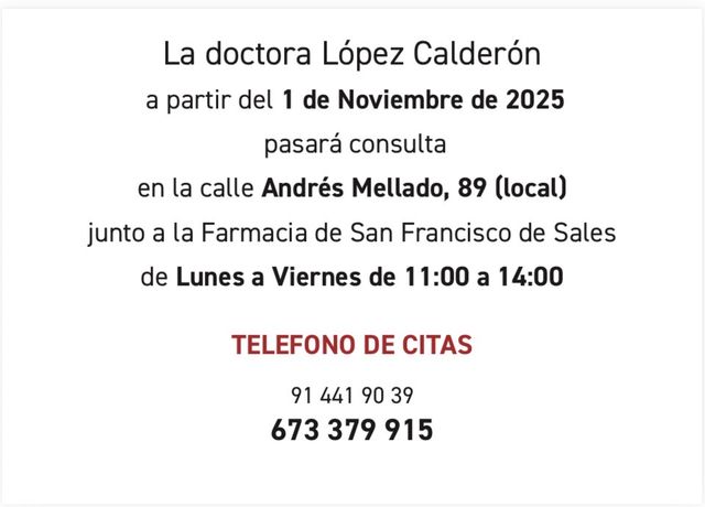 Acercar imagen: CONSULTA DE MEDICINA GENERAL ANDRES MELLADO