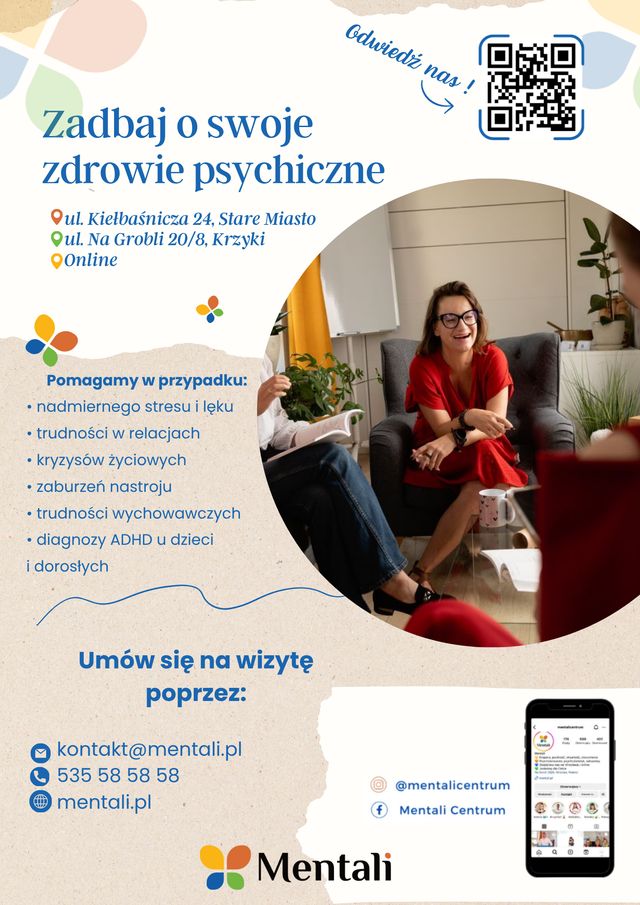 Powiększ obraz: Mentali - Centrum Rozwoju i Wsparcia Psychologicznego