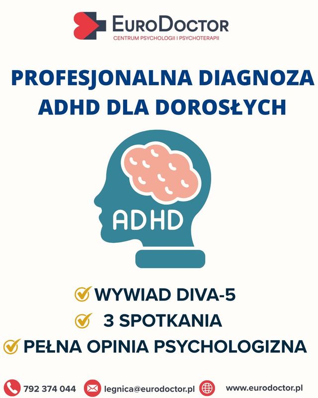 Powiększ obraz: EURODOCTOR Centrum Psychologii i Psychoterapii Legnica