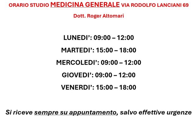Ingrandire l'immagine: Studio Medico di Medicina Generale Dott. Roger Altomari