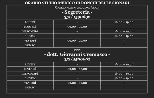 Ingrandire l'immagine: Ambulatorio dottor Cremasco