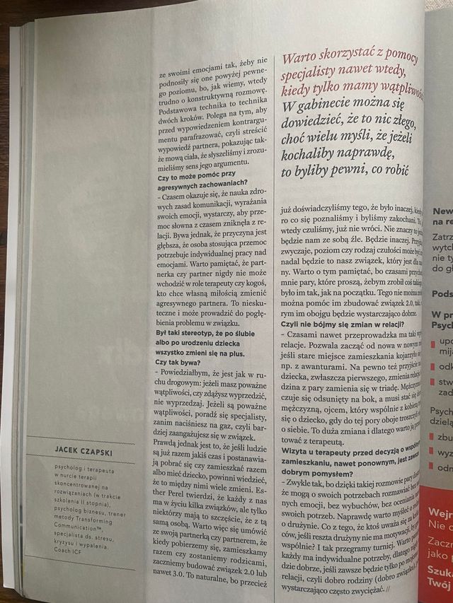 Powiększ obraz: Psycholog Jacek  Czapski  Gabinet Prywatny