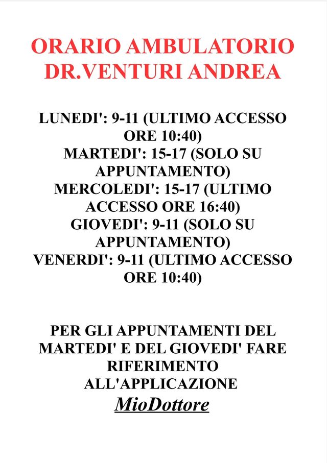 Ingrandire l'immagine: Studio medico Dott. Andrea Venturi