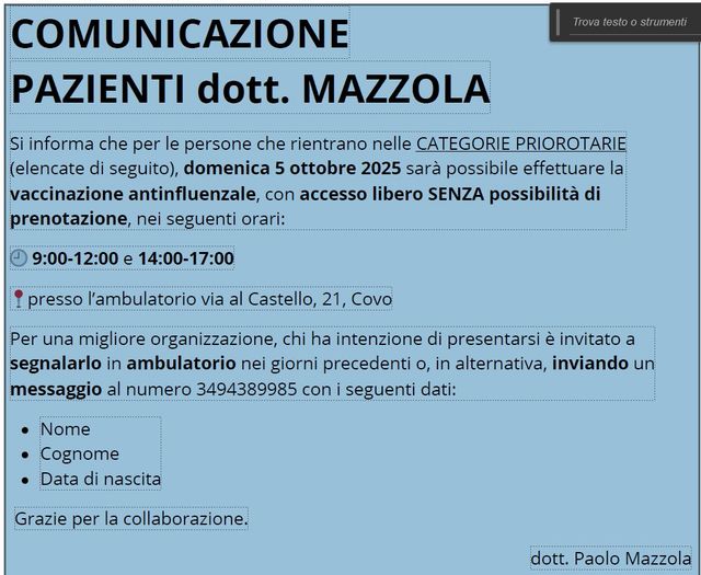 Ingrandire l'immagine: ambulatorio