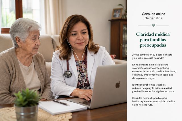 Acercar imagen: CONSULTA DOMICILIO Geriatra Doctora Ríos Germán