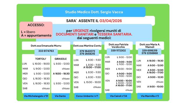 Ingrandire l'immagine: Studio Medico Dott. Sergio Vacca