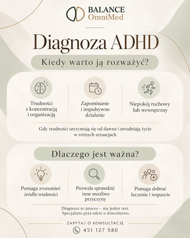 Powiększ obraz: BALANCE OmniMed Centrum Zdrowia Psychicznego i Neurorozwoju
