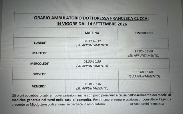 Ingrandire l'immagine: Studio medico Dr.ssa Cucchi Francesca