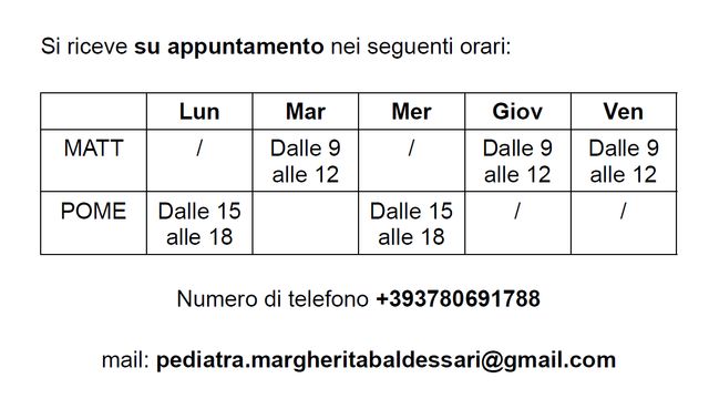 Ingrandire l'immagine: DOTT.SSA MARGHERITA BALDESSARI PLS CONSELICE